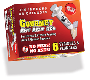Gourmet Ant Bait Gel Refillable Bait Stations (4-count)